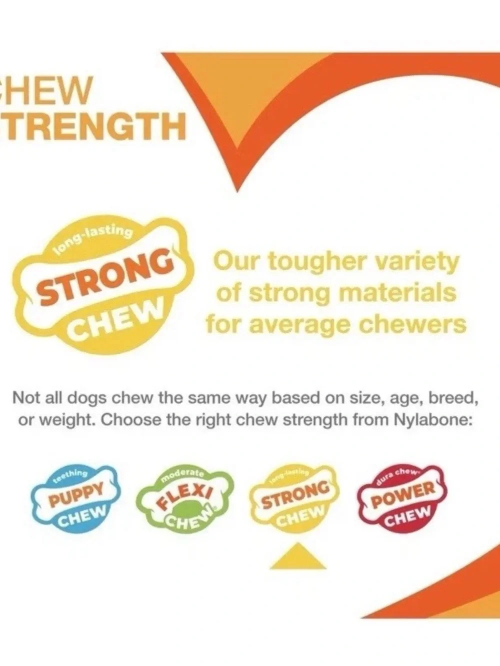 Nylabone Strong Chew Double Action Bone - Blue